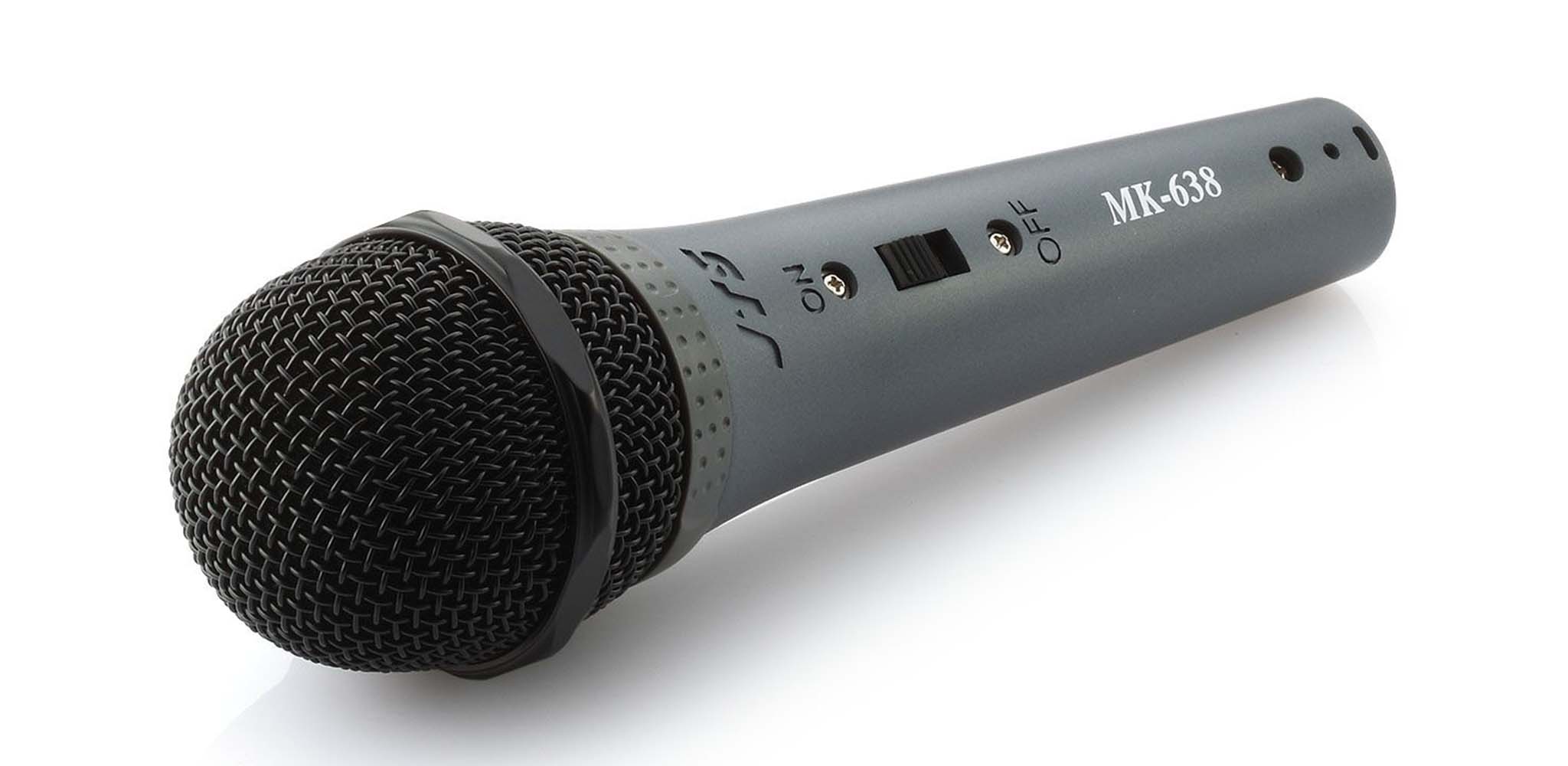 MK-638 Microphones Cầm Tay Dynamic Kèm 4.5m Dây JTS - HÀNG CHÍNH HÃNG