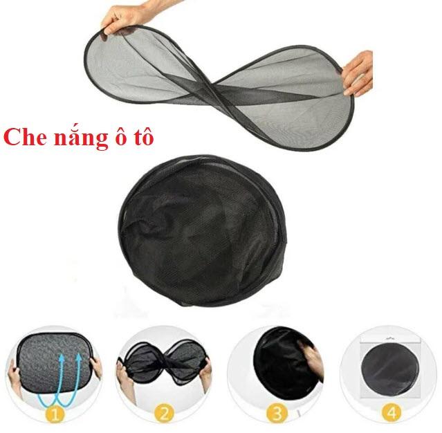 Bộ 5 tấm lưới che nắng chống tia UV mát gắn kính chắn gió cửa sổ xe hơi ô tô