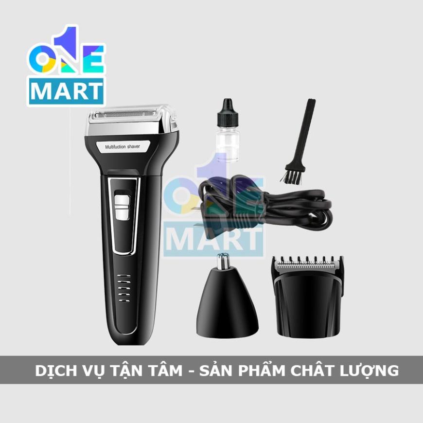 Máy cạo râu tông đơ cắt tóc máy tỉa lông mũi 3 trong 1 Keimei KM - 6558