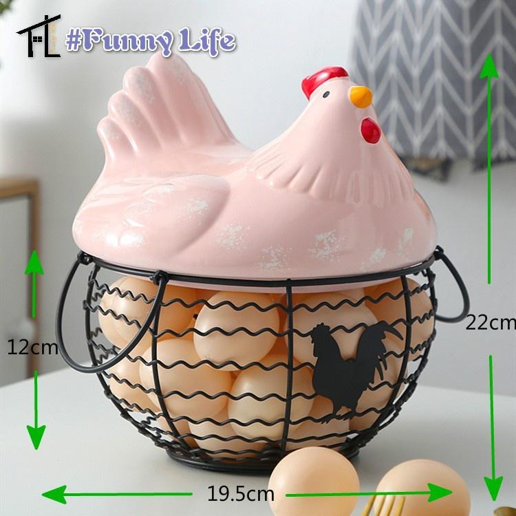 Giỏ đựng trứng bằng thép không gỉ thiết kế độc đáo