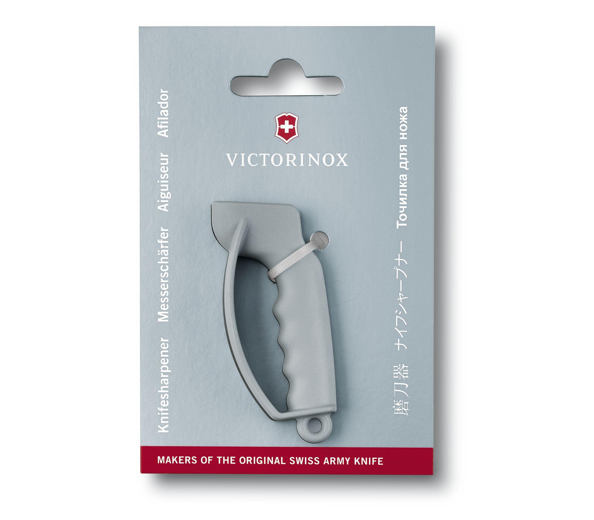 Dụng cụ mài dao đa năng Victorinox VICTORINOX - THỤY SĨ:Dụng cụ mài dao của Thụy Sĩ dễ dàng sử dụng Hỗ trợ mài sắc các loại dao có lưỡi thẳng và lưỡi răng cưa