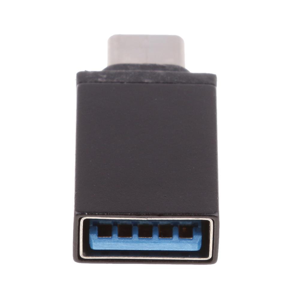 2 Pcs USB Type-C Male To USB3.0 Female Adapter Support OTG Data Sync Charger