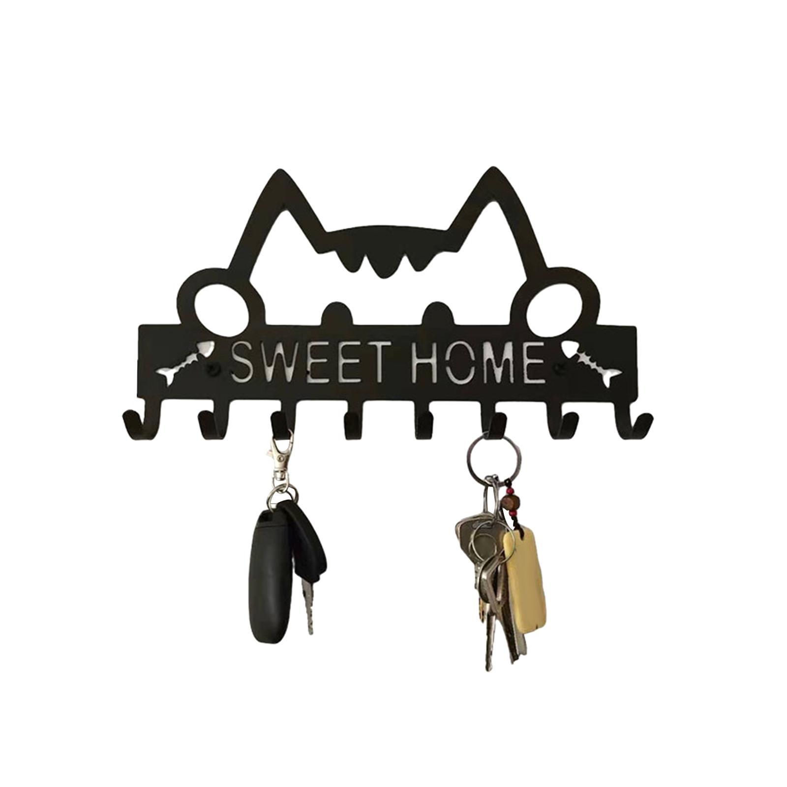 Sweet Home Wall Hanger Key Holder Hooks Key Rack for Decoration Entryway Bag