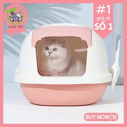 Nhà Vệ Sinh Vòm Cao Cấp Cho Mèo - Nhà Vệ Sinh, Khay Cát giá RẺ Cho Chó Mèo