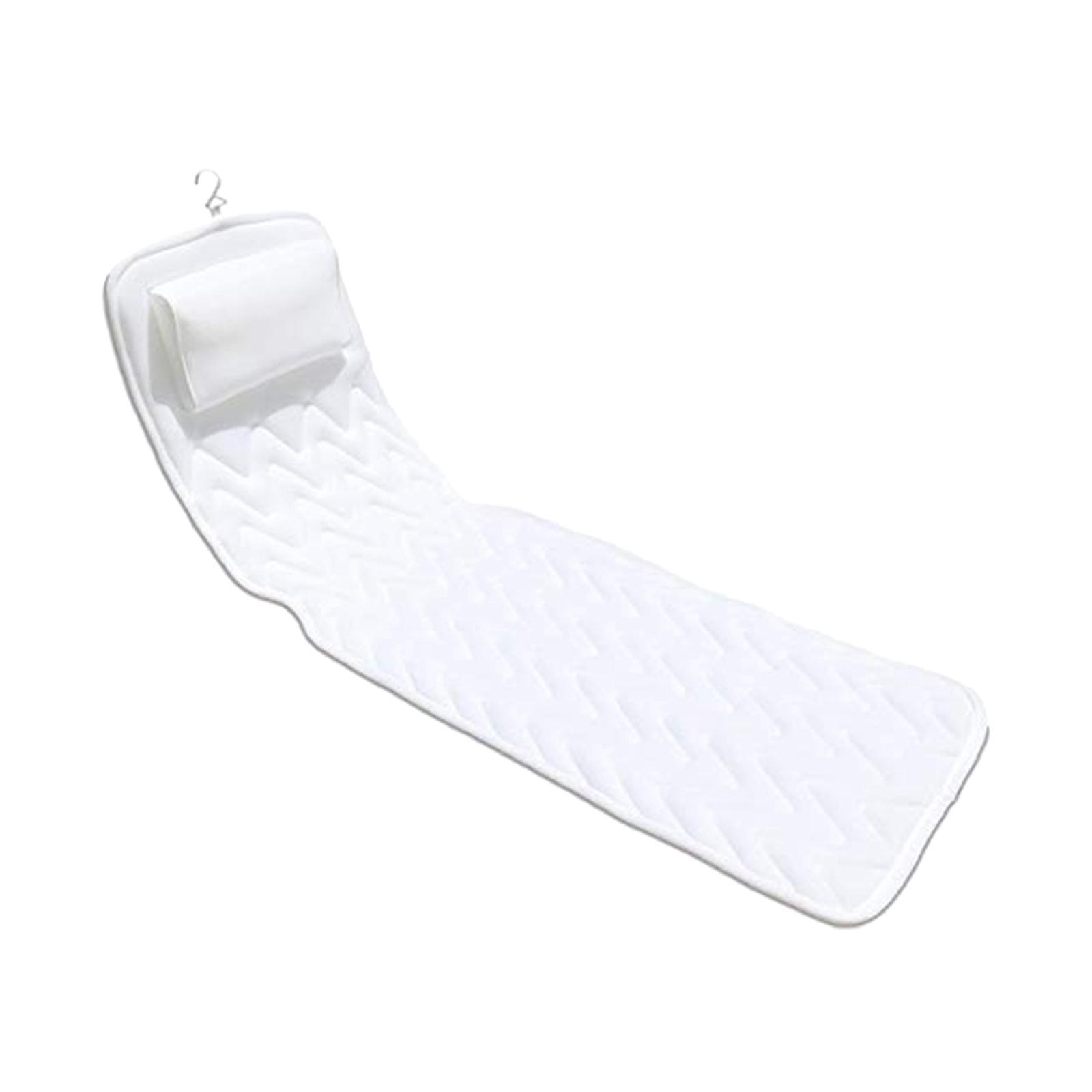 Full Body Bath Pillow Head Rest Back Support for Bathtub Home Bathing