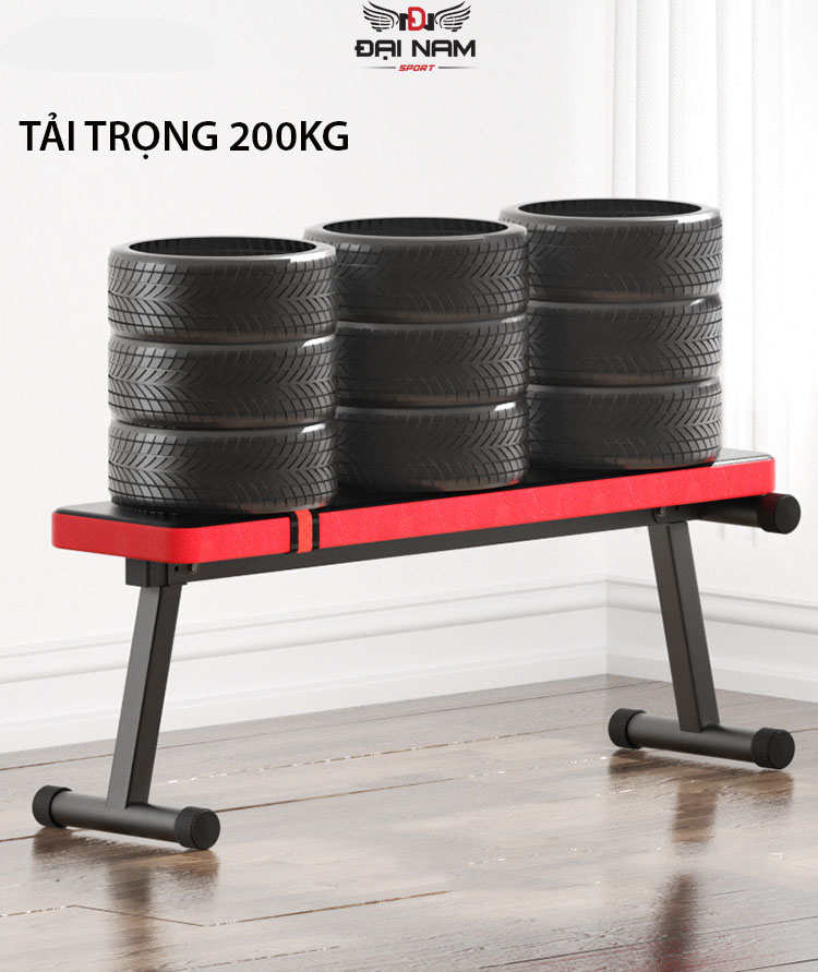 Ghế Băng Tập Tạ,Ghế Vớt Tạ Gấp Gọn AC-5001 Chịu Tải 200kg Chính Hãng Đại Nam Sport