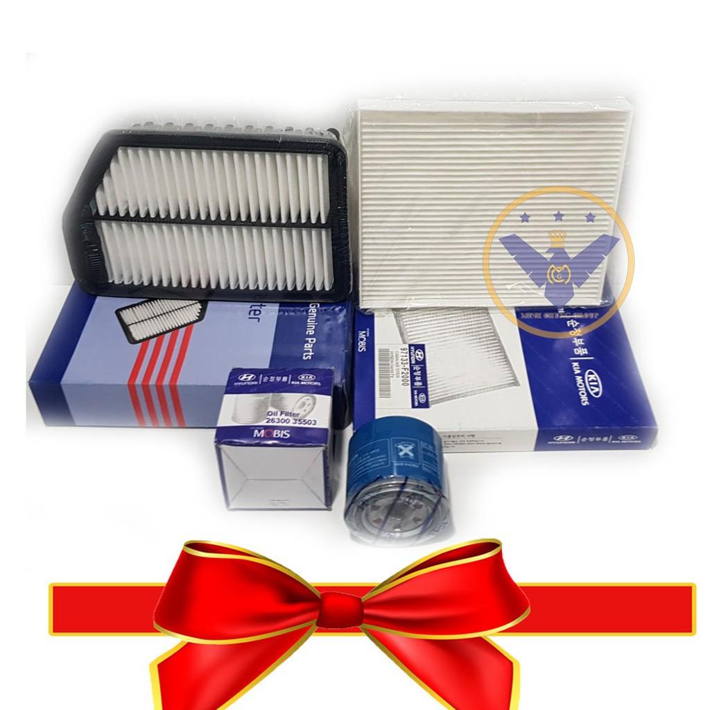 COMBO 3 lọc nhớt, điều hòa, động cơ xe Kia Cerato