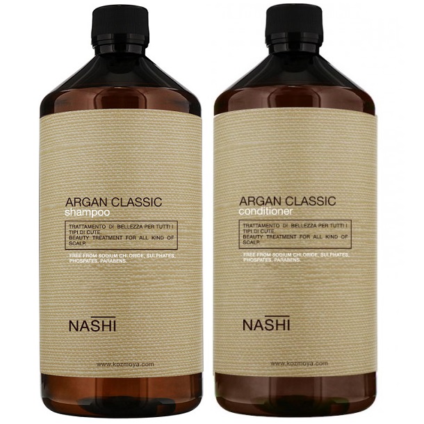 Cặp dầu gội xả siêu mượt Nashi Argan Classic Shampoo and Conditioner 1000ml