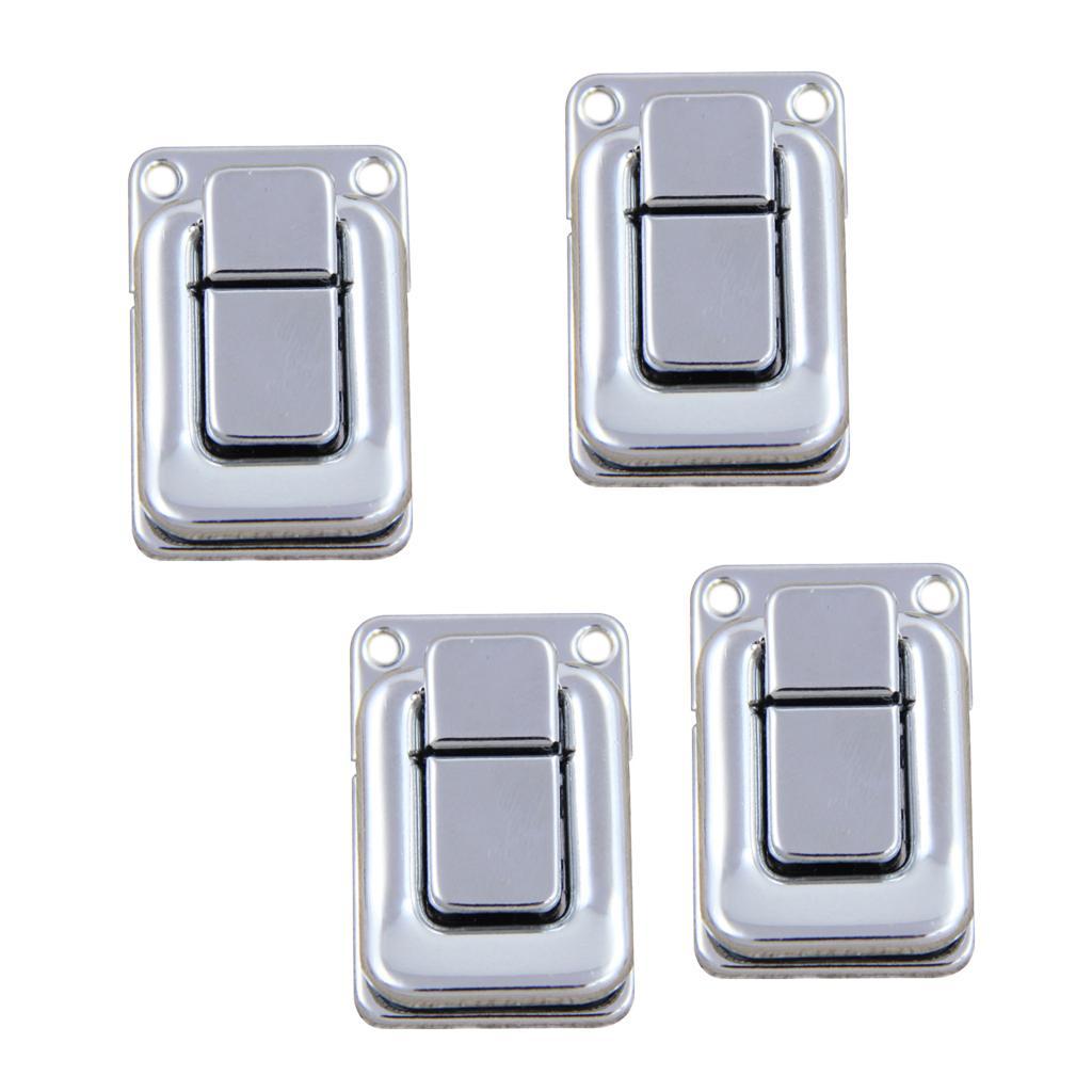 4Pcs Toggle Latch Lock Suitcase Box Trunk Chest Catch Flight Case Clasp