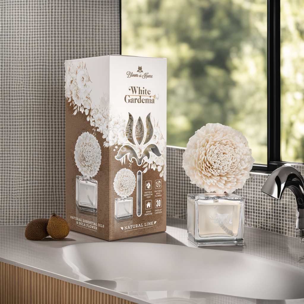 Nước hoa thơm phòng WHITE GARDENIA ELIX - Hương hoa dành dành - 100ml nhập khẩu từ Ba Lan - Thành phần tự nhiên, an toàn cho sức khỏe