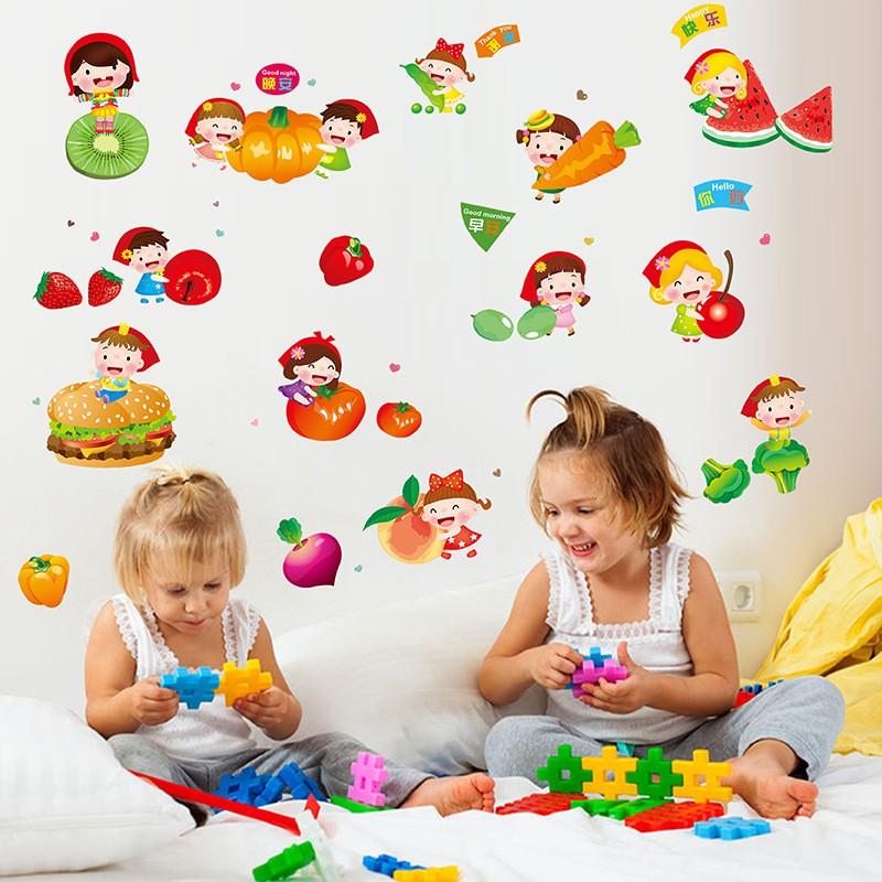 Combo 4 DECAL DÁN TƯỜNG CHO BÉ