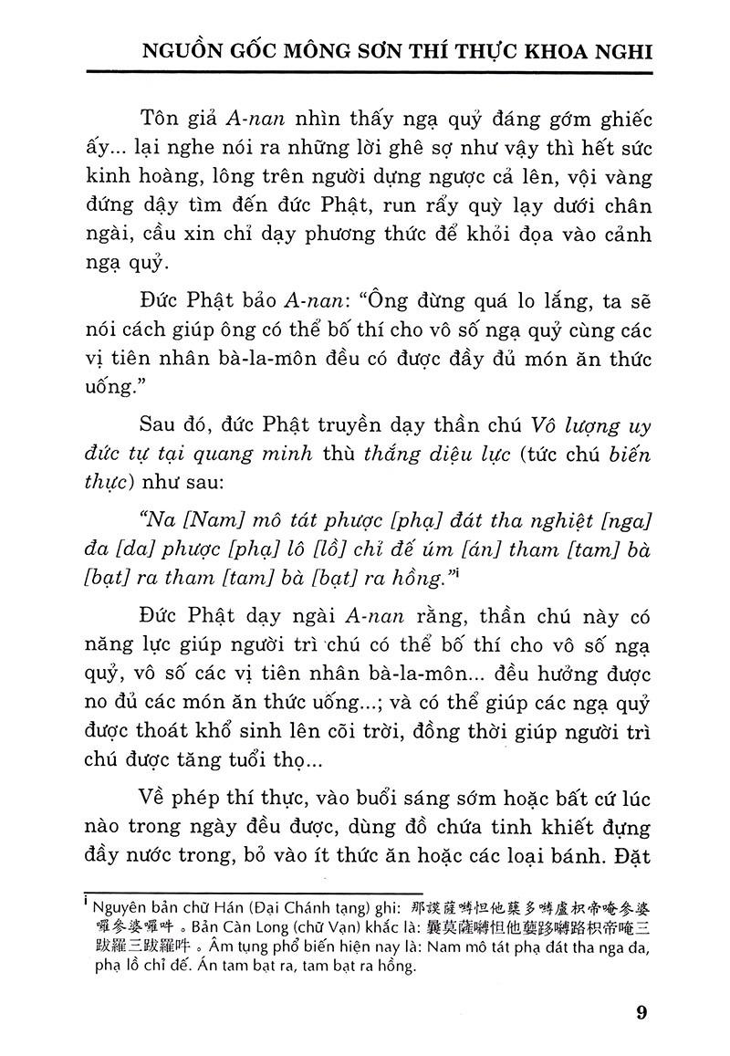 Sách - Mông Sơn Thí Thực Khoa Nghi