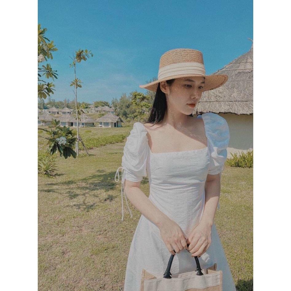 Đầm xoè tiểu thư xinh xắn cao cấp xịn xò sang chảnh tiểu thư hàn quốc , thời trang cho các nàng