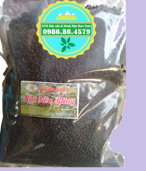 Đặc Sản Kon Tum - Tiêu Rừng Đặc Sản Kon Tum Thơm Vị Sả Chanh 1Kg (Hạt Màng Tang) - OCOP 3 Sao