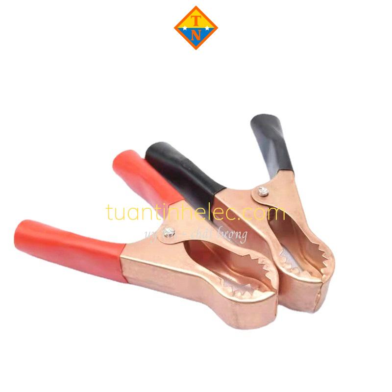 Kẹp acquy mạ đồng- kẹp cá sấu- kẹp bình- kẹp ắc quy 80mm 50A