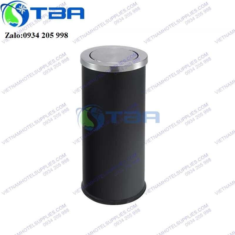 Thùng rác đặt phòng màu đen nhập khẩu cao cấp