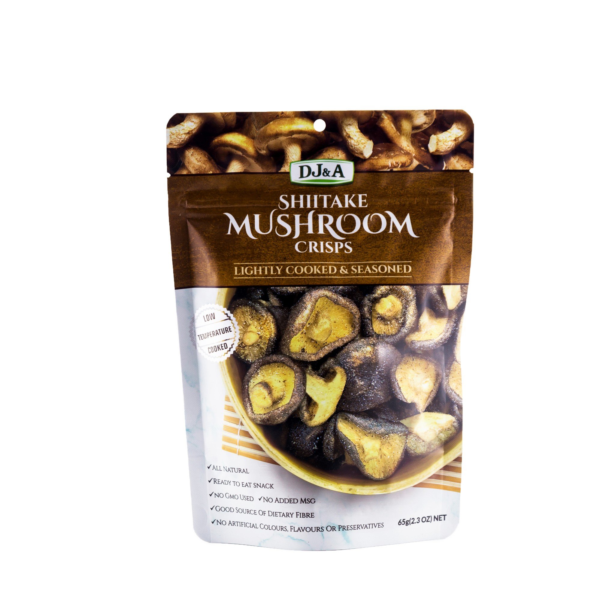 Nấm Hương Sấy Giòn Của Úc Dj&amp;A Shiitake Mushroom Crisps 65g