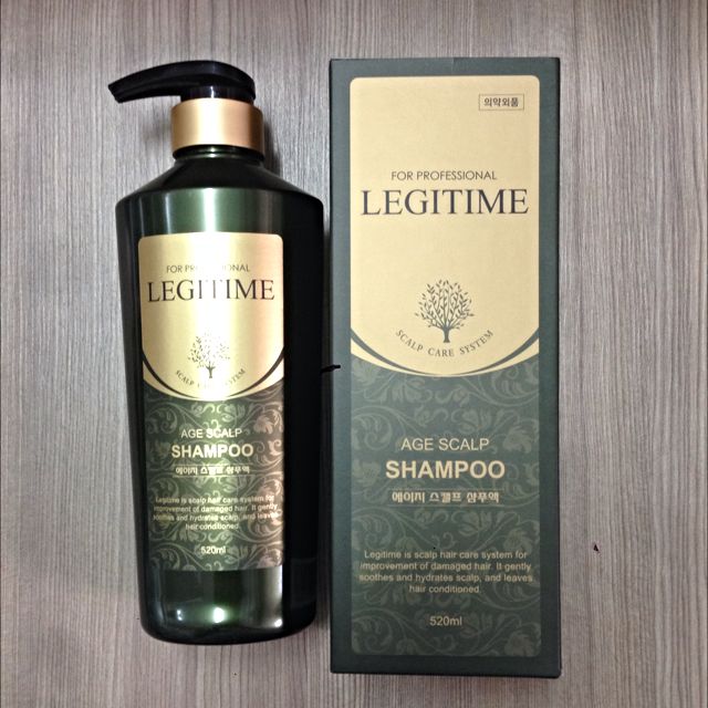 Dâu gội thảo dược ngăn rụng tóc hói đầu Legitime Age Scalp Shampoo 520g