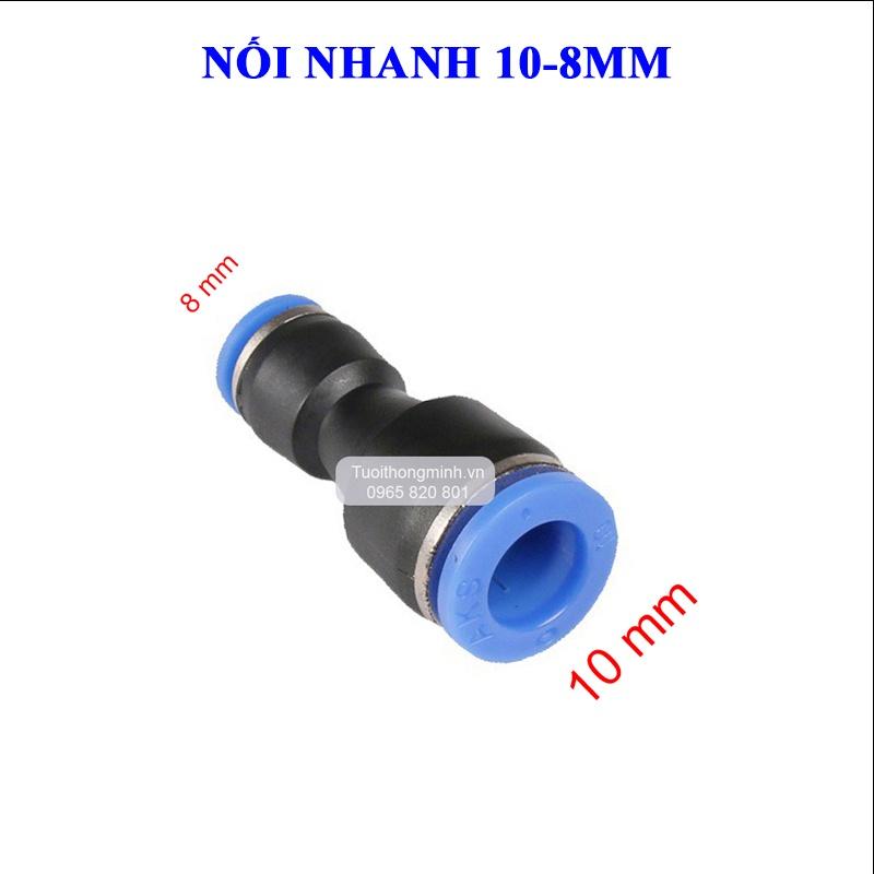 Cút kết nối nhanh ống phun sương 10 - 8mm