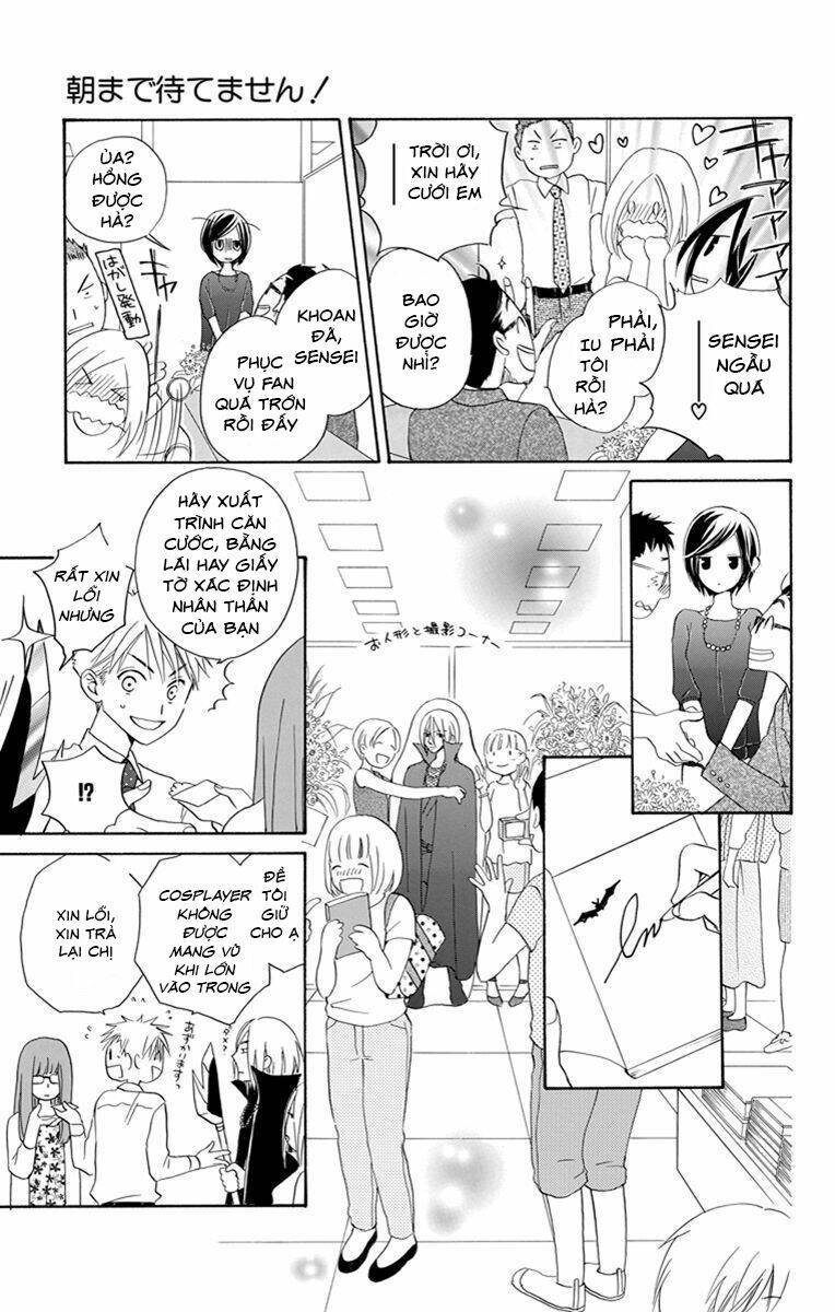 không thể chờ đến sáng mai được! chapter 2 31