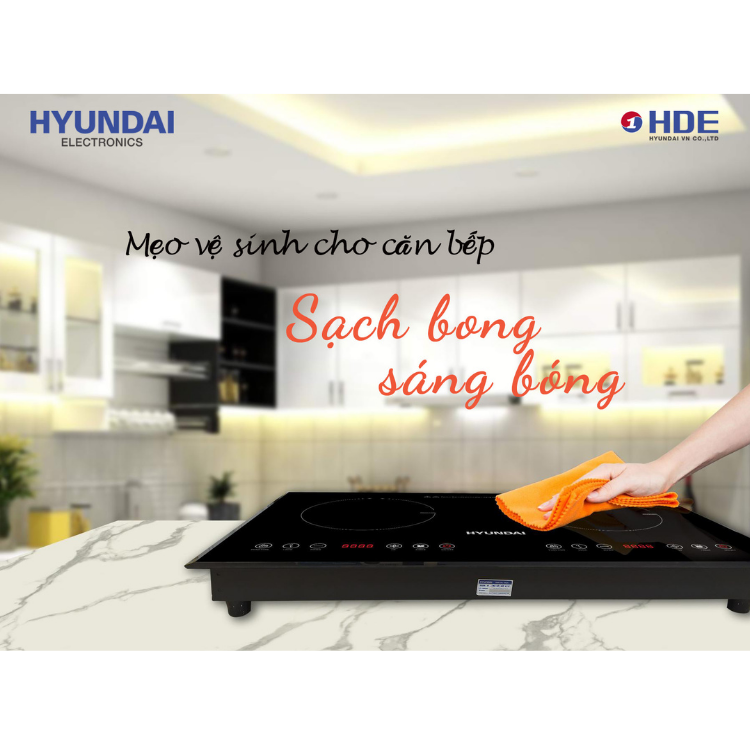 Bếp từ, Bếp đôi 1 từ,1 hồng ngoại  Hyundai HDE 1201 - Bảo hành chính hãng 12 tháng