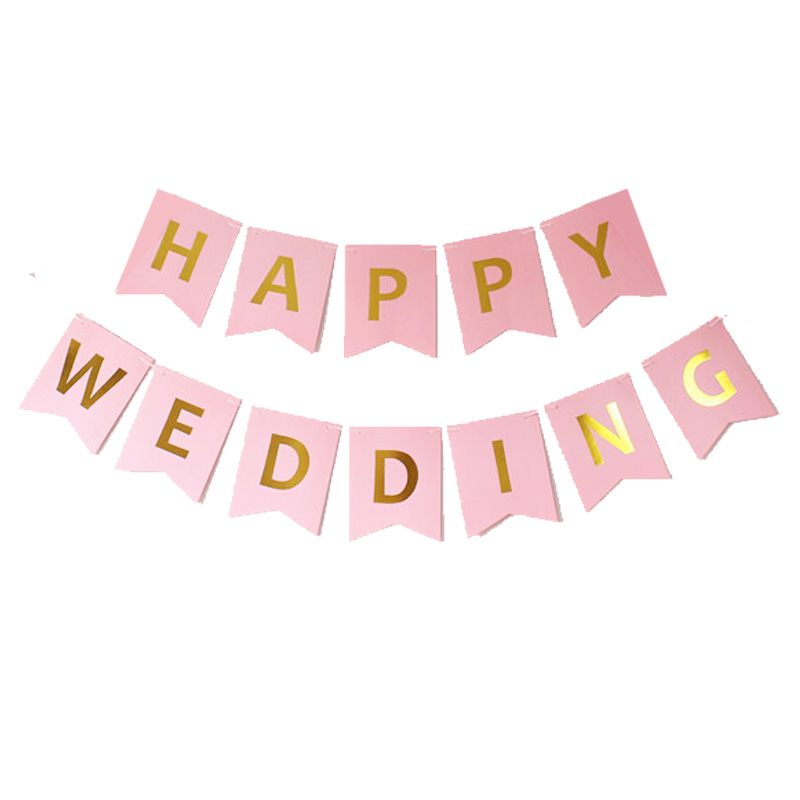 Dây treo Banner Happy Wedding