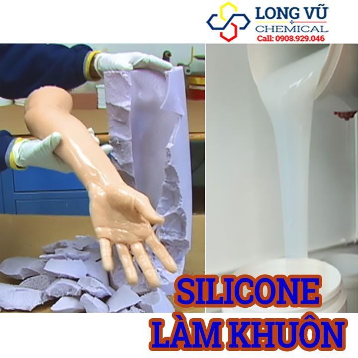 Silicon Làm Khuôn Trắng, Trong Rubber RTV 828 (Tặng Kèm Xúc Tác)