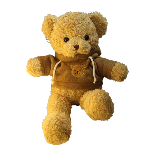 Gấu bông mặc áo cute 30cm, giao màu ngẫu nhiên