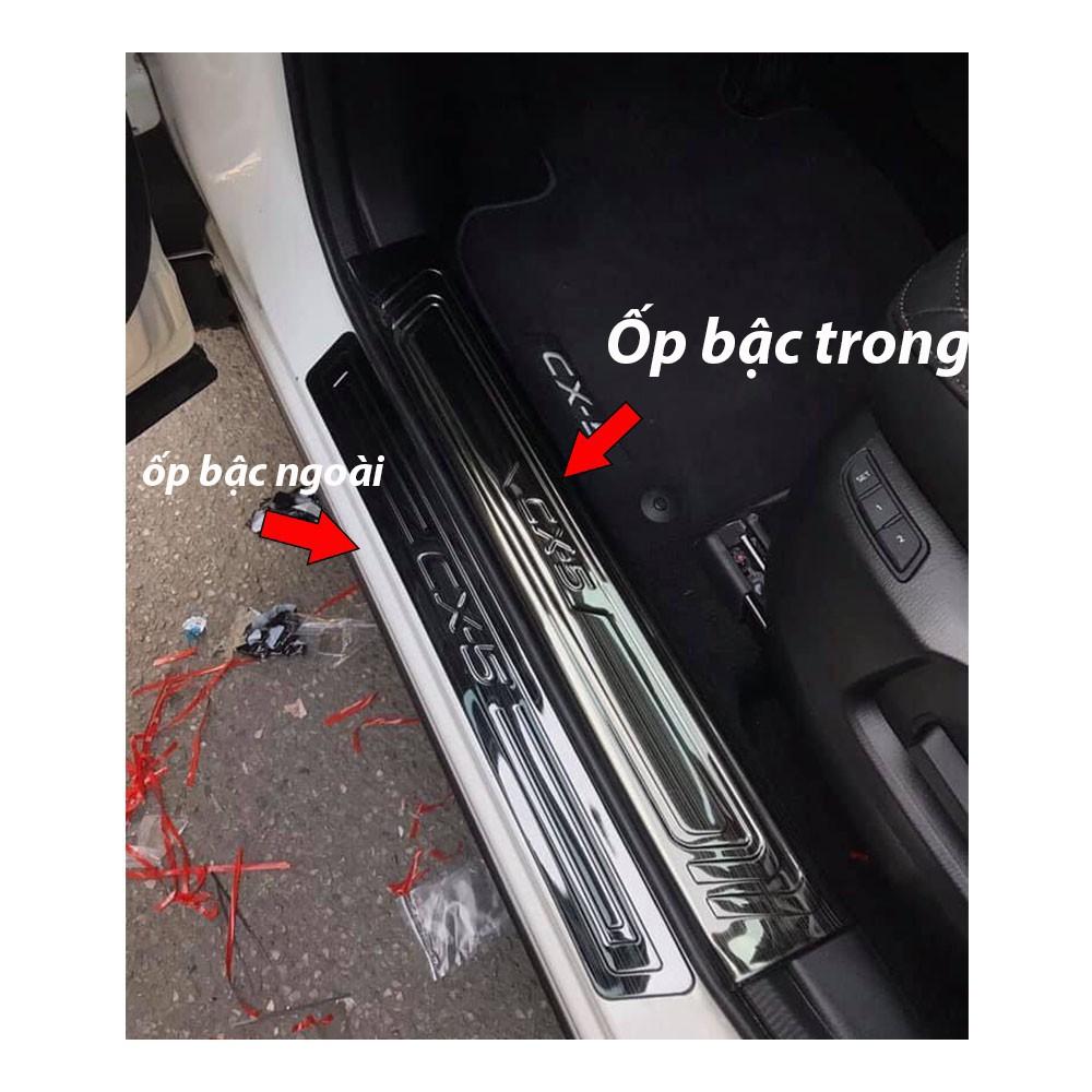 Ốp Bậc Xe Mazda CX5, CX-5 2014 đến 2021 Mẫu Titan