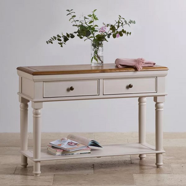 Bàn console Shay gỗ sồi