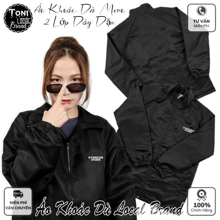 Áo Khoác Dù Local Brand YANGJUN Jacket Mero 2 lớp dày form rộng Unisex cổ bẻ
