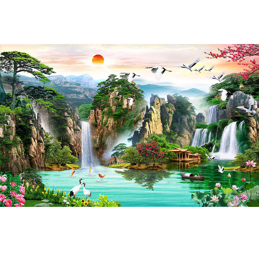 Tranh gạch 3d mẫu 2
