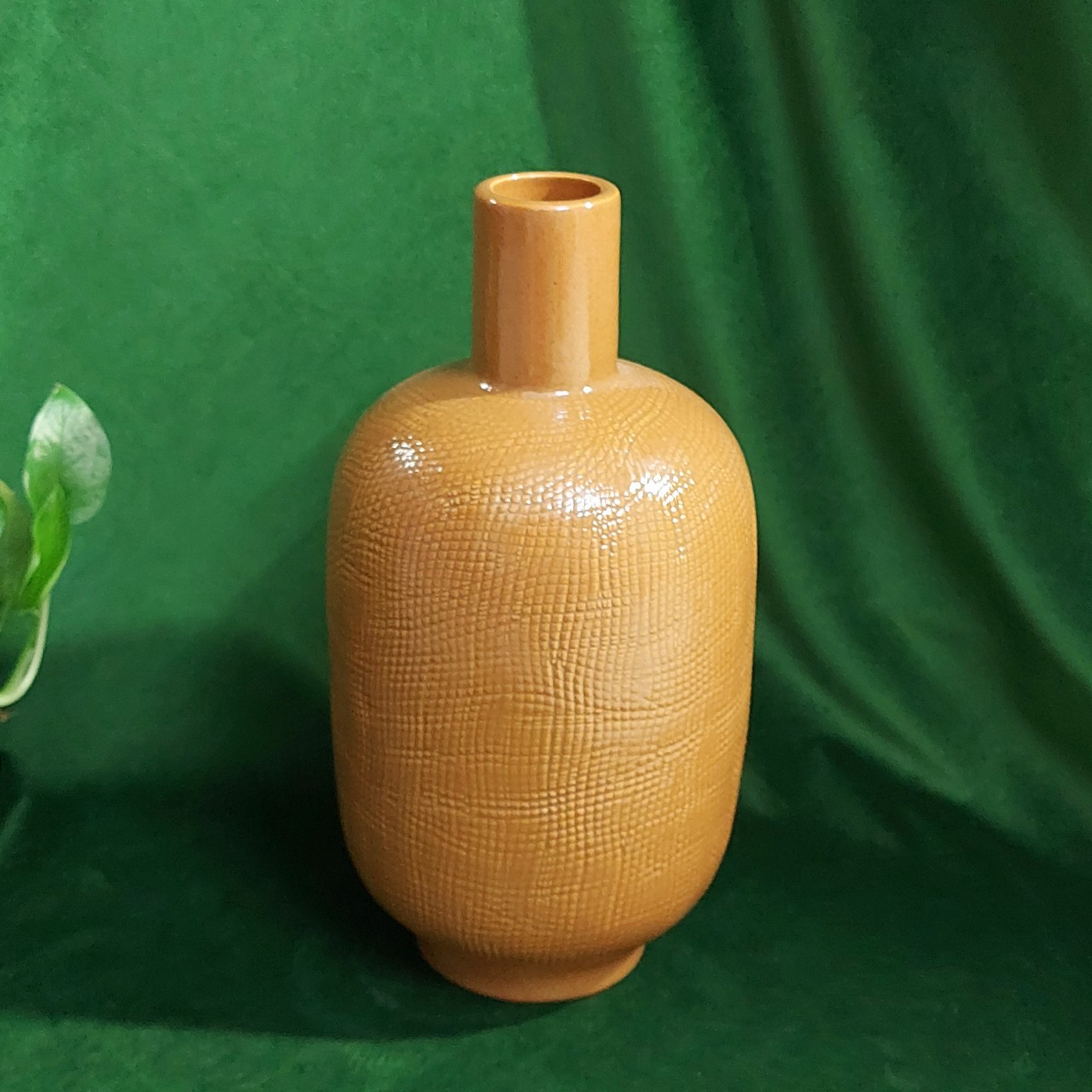 Bình cắm hoa, Bình gốm ống khói trang trí phòng khách cao cấp Bông Garden