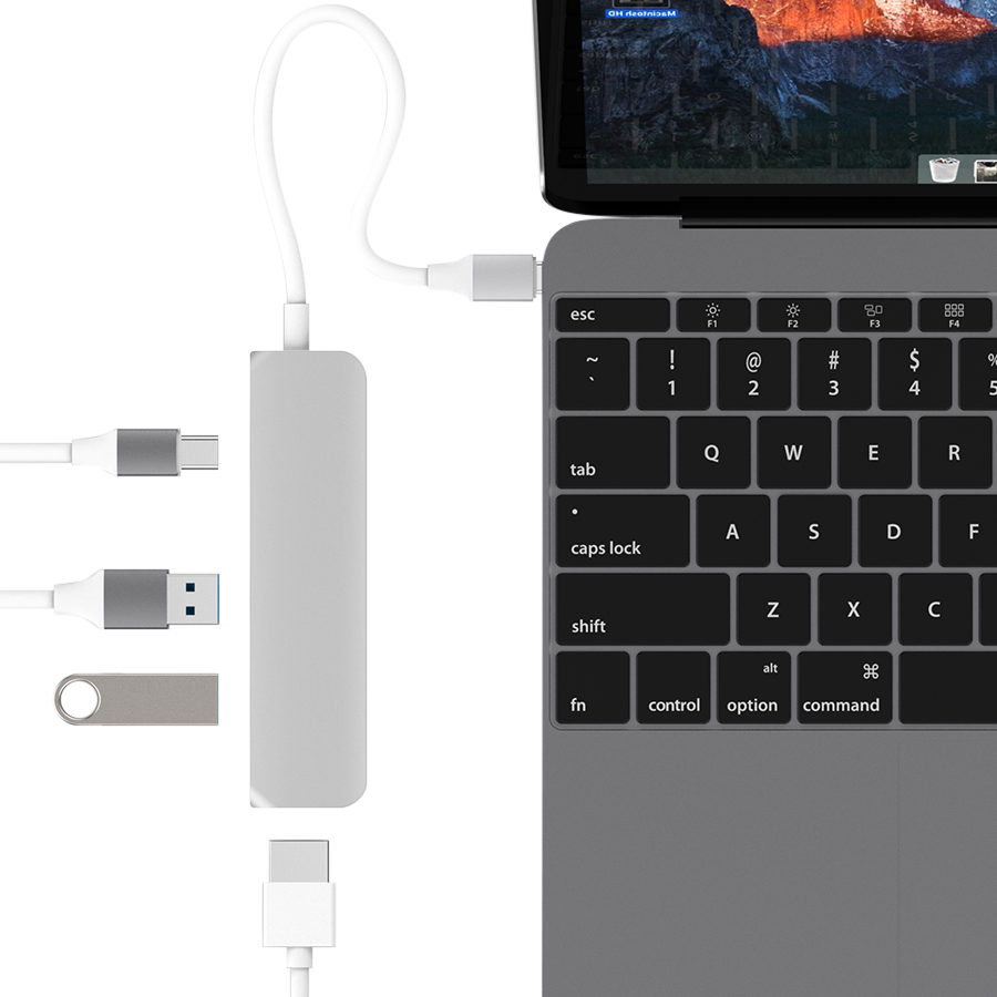 Bộ chuyển HyperDrive 4-in-1 USB-C Hub with 4K HDMI Support