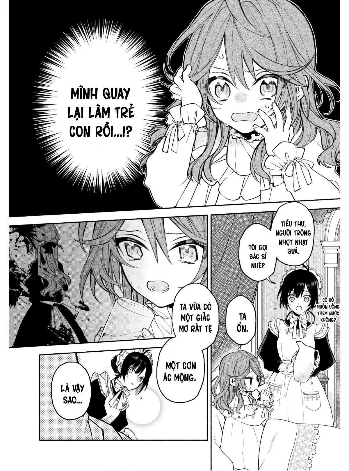 vì đã trở về thân phận ác nữ nên tôi nghĩ mình sẽ chạy trốn khỏi hoàng tử CHƯƠNG 1.2 4