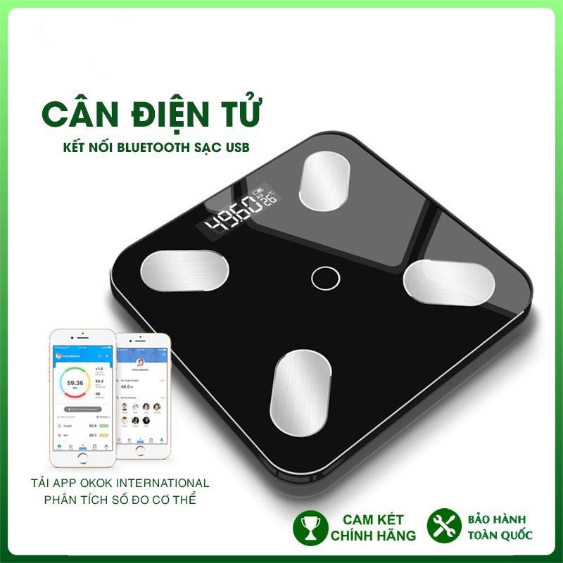 Cân Sức Khỏe Thông Minh Kết nối Bluetooth phân tích cơ thể Perfectt