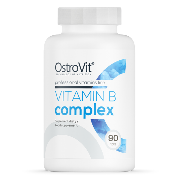 Viên Uống Bổ Sung OstroVit Vitamin B Complex (90 viên) | Phức Hợp Gồm 8 Loại Vitamin B | Nhập khẩu Ba Lan