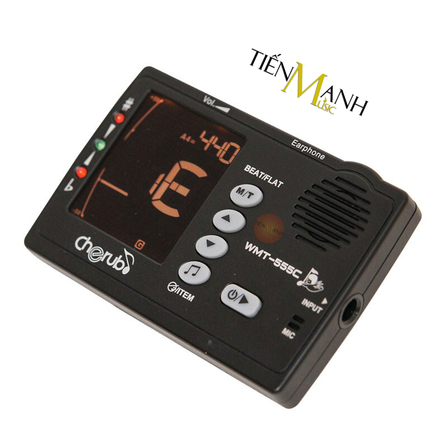 Máy Lên Dây Đập Nhịp Điện Tử Cherub Metro Tuner WMT-555C