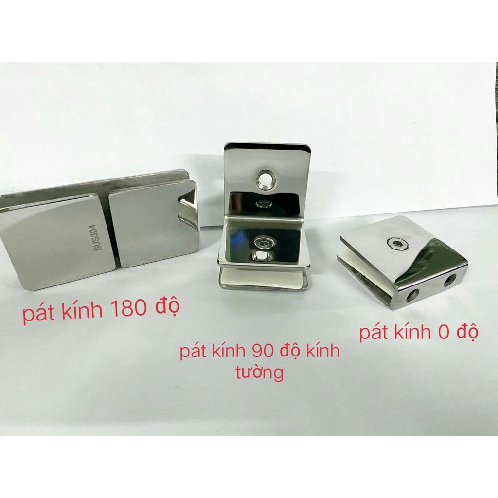 Pas bắt kính - Kẹp định vị cabin cửa kính, pas kính inox 304