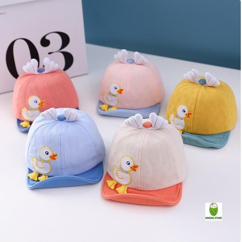 Mũ Lưỡi Trai Cho Bé Trai Bé Gái Vịt Con 6-24 Tháng