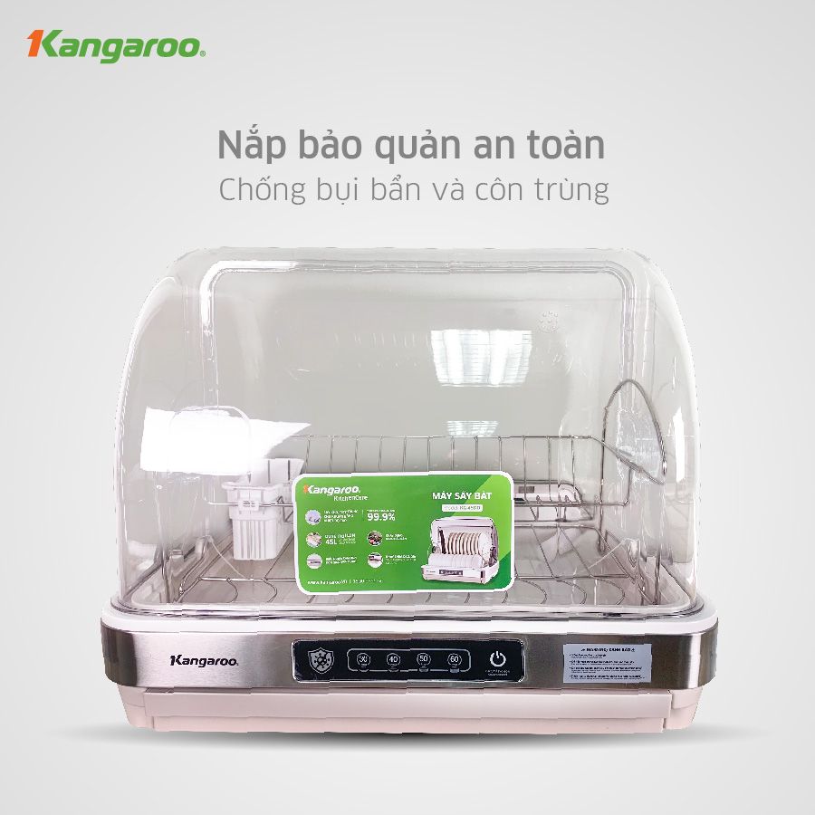 Máy sấy chén (bát) tiệt trùng Kangaroo KG45DD (315W) - Hàng chính hãng