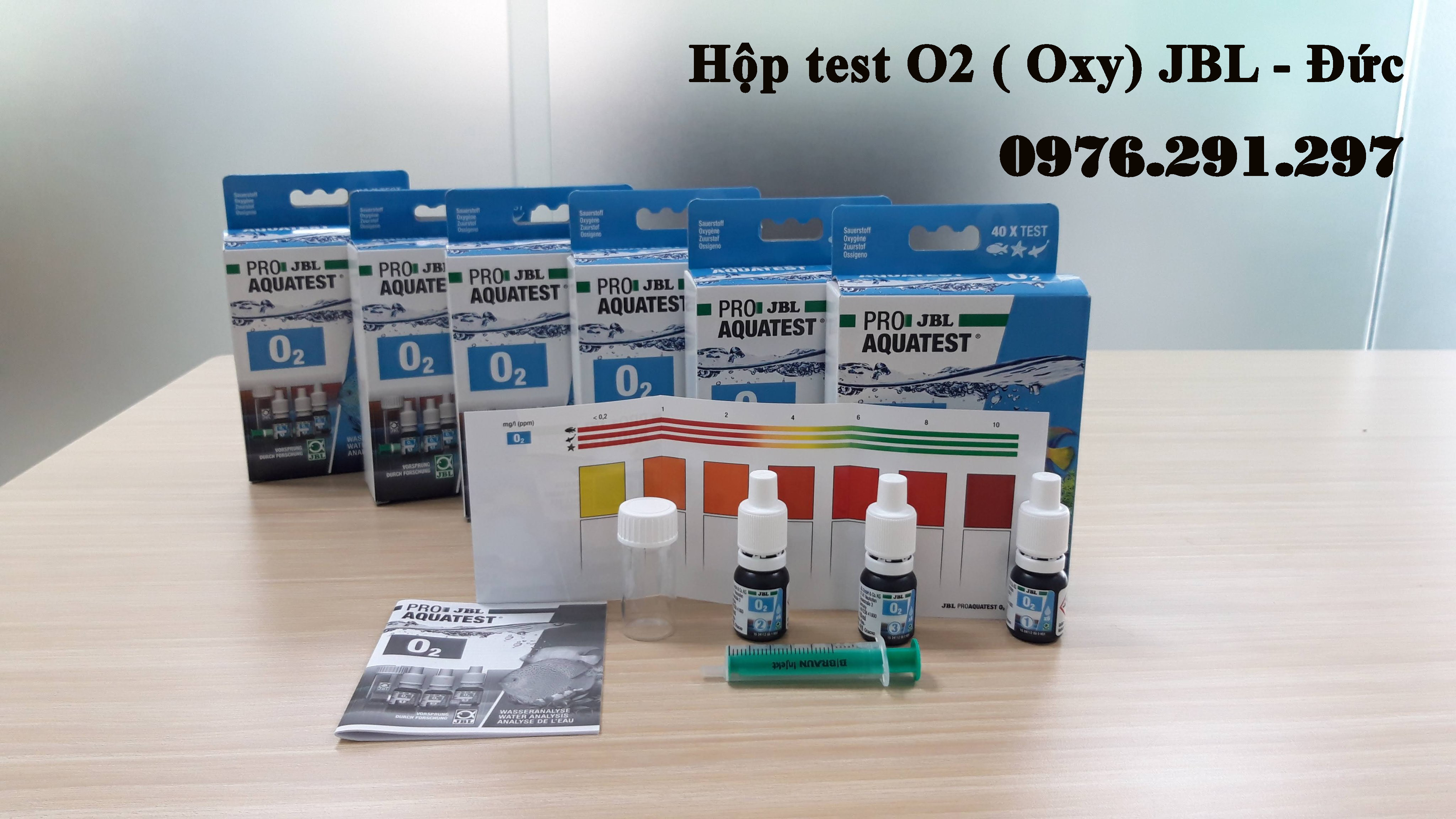 Hộp test O2 - Hộp test kiểm tra Oxy JBL Đức