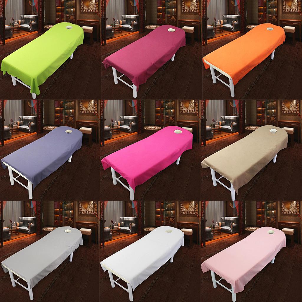 2x Massage SPA Bed Mattress Skirt with Hole