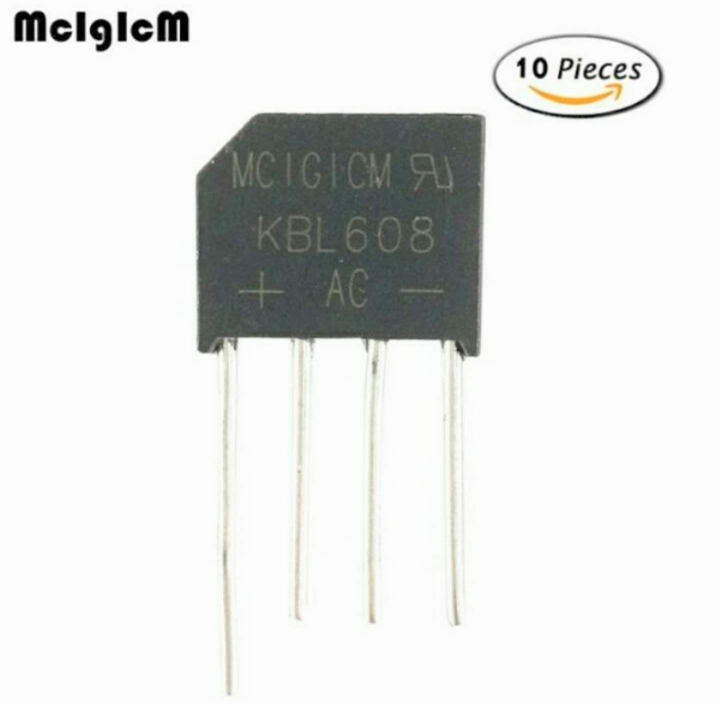BỘ 5 CON LINH KIỆN ĐIỆN TỬ DIOT ĐỔI NGUỒN 6A-800V-KbI608 LOẠI TỐT