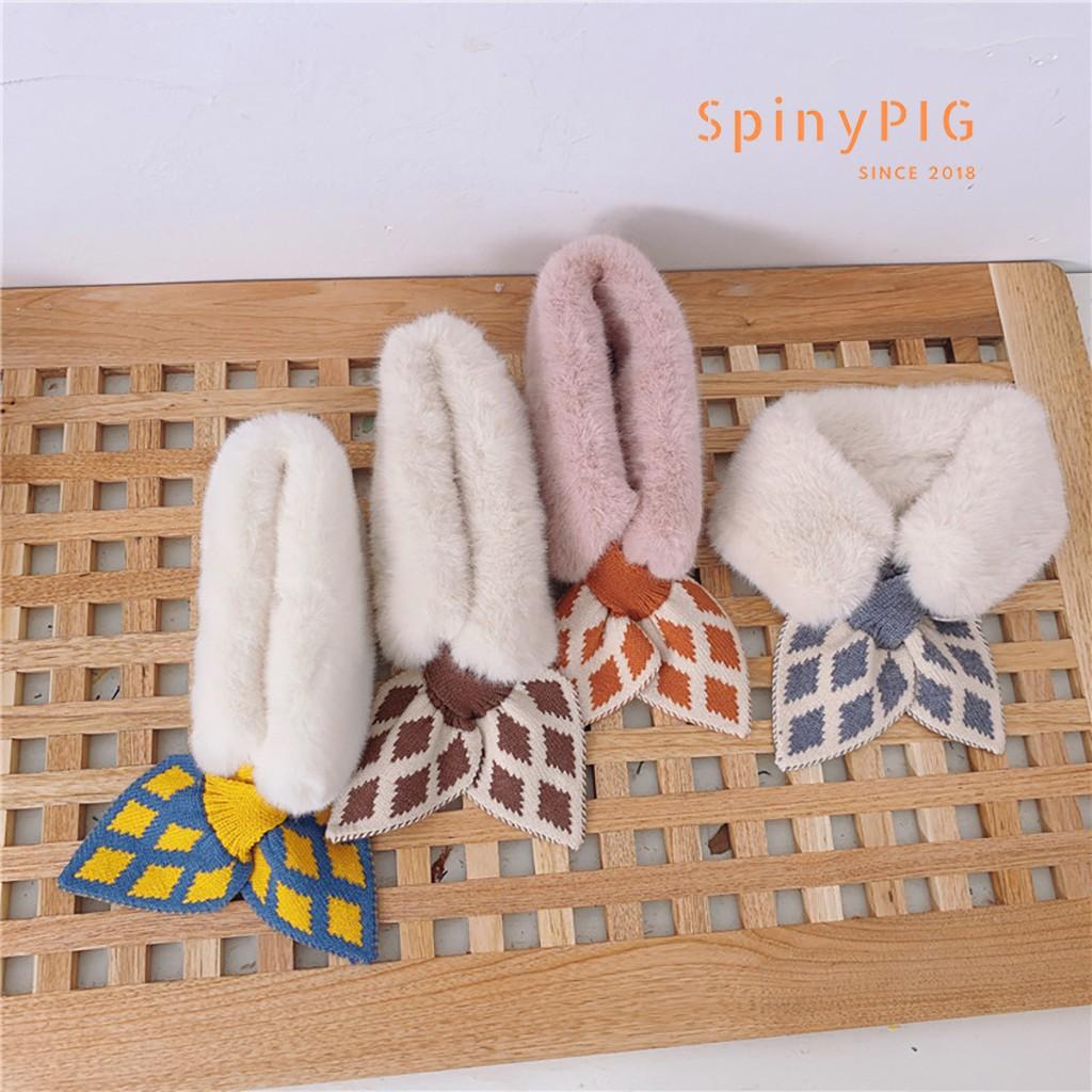 Khăn len cho bé xuất Hàn chất liệu len và lông cực kỳ mềm mại phong cách Hàn Quốc cực kỳ dễ thương