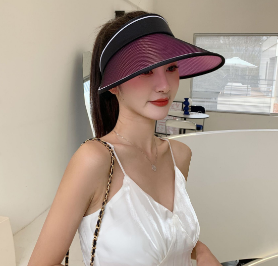 Mũ rộng vành chống nắng chống uv nửa đầu cao cấp, nón nửa đầu nữ