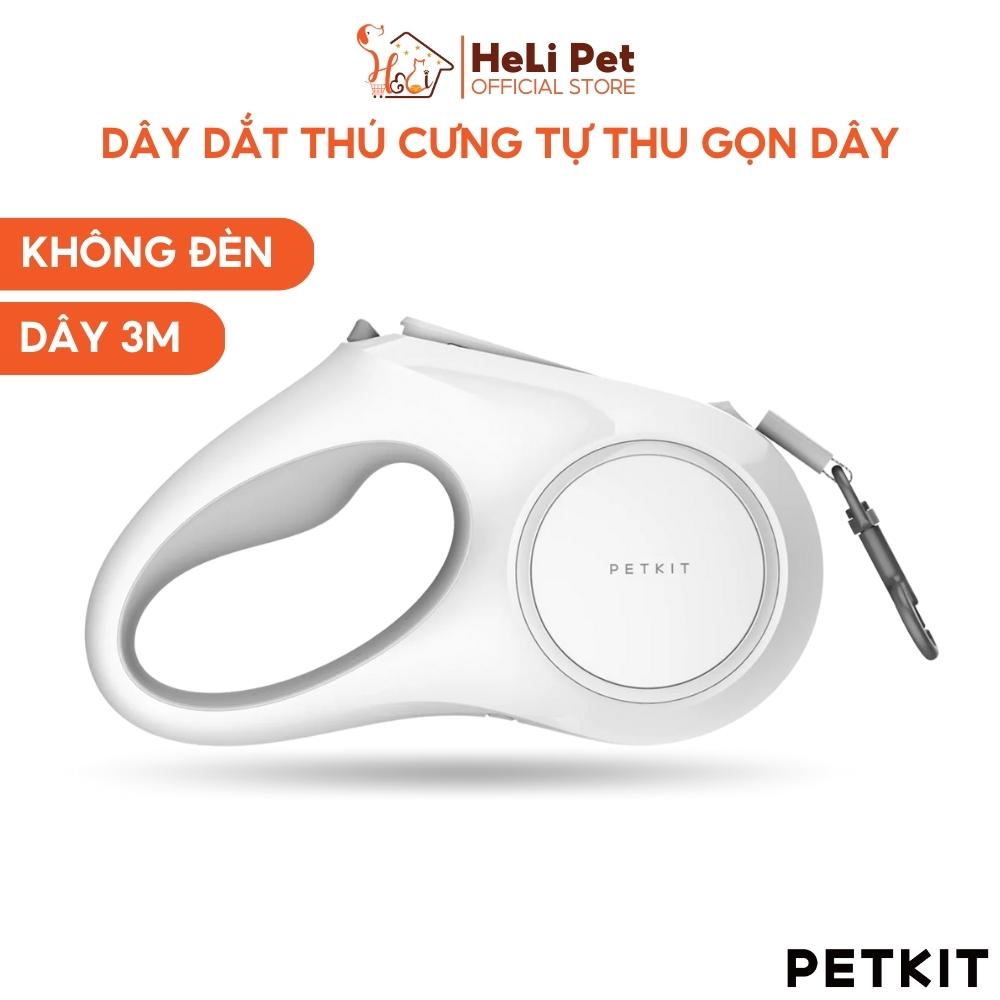 Dây Dắt Cún Đi Dạo PETKIT Có Thể Thu Lại Linh Hoạt 4.7M Với Đèn LED Sạc Được Chiếu Sáng Ban Đêm- HeLiPet