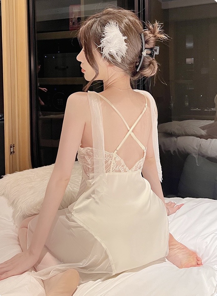 Đầm Ngủ Lụa Quý Phái (Không kèm áo choàng) - B.Lingerie