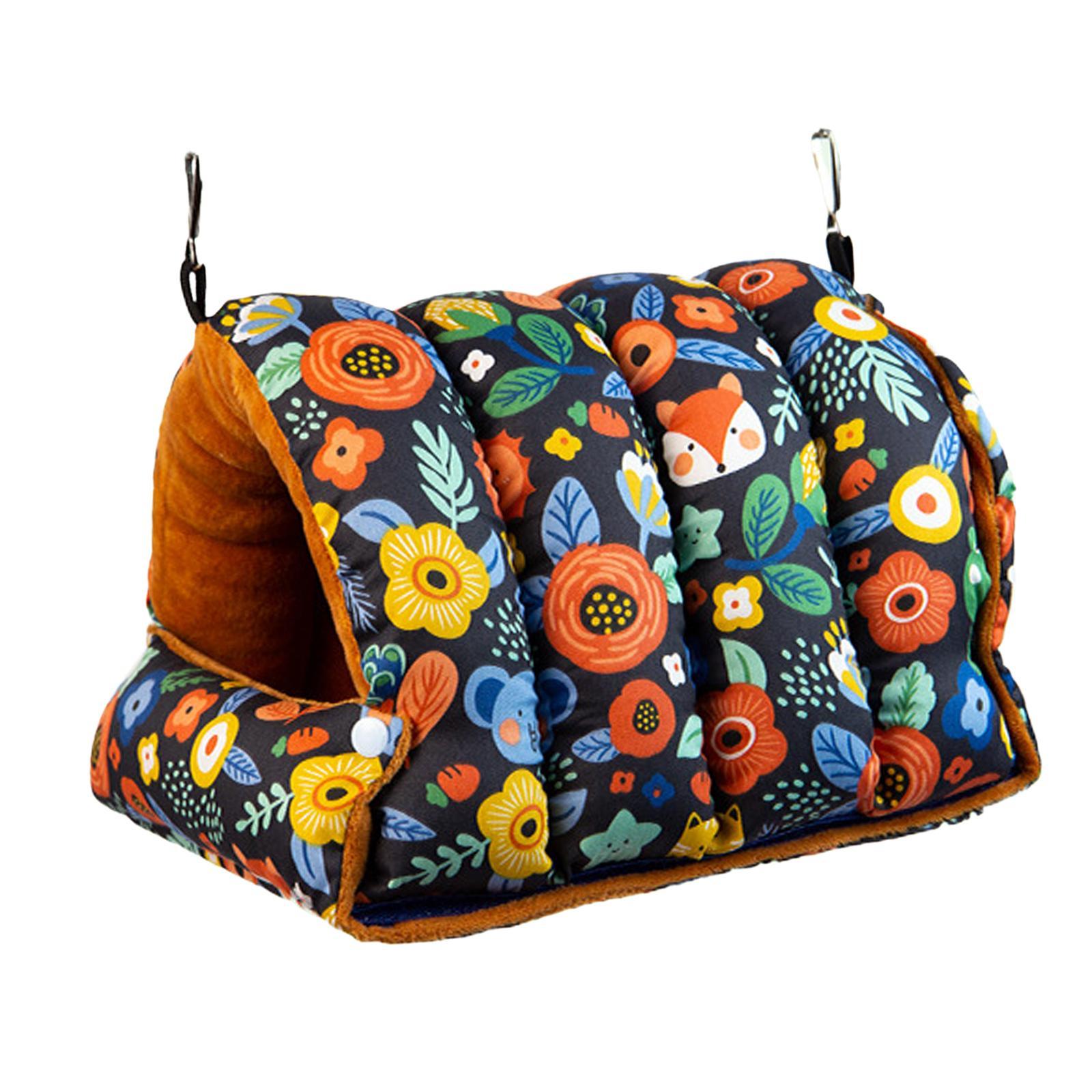 Bird Nest, Hut Tent Bed  Swing Hammock for Budgie Cockatoo Lovebirds Canaries