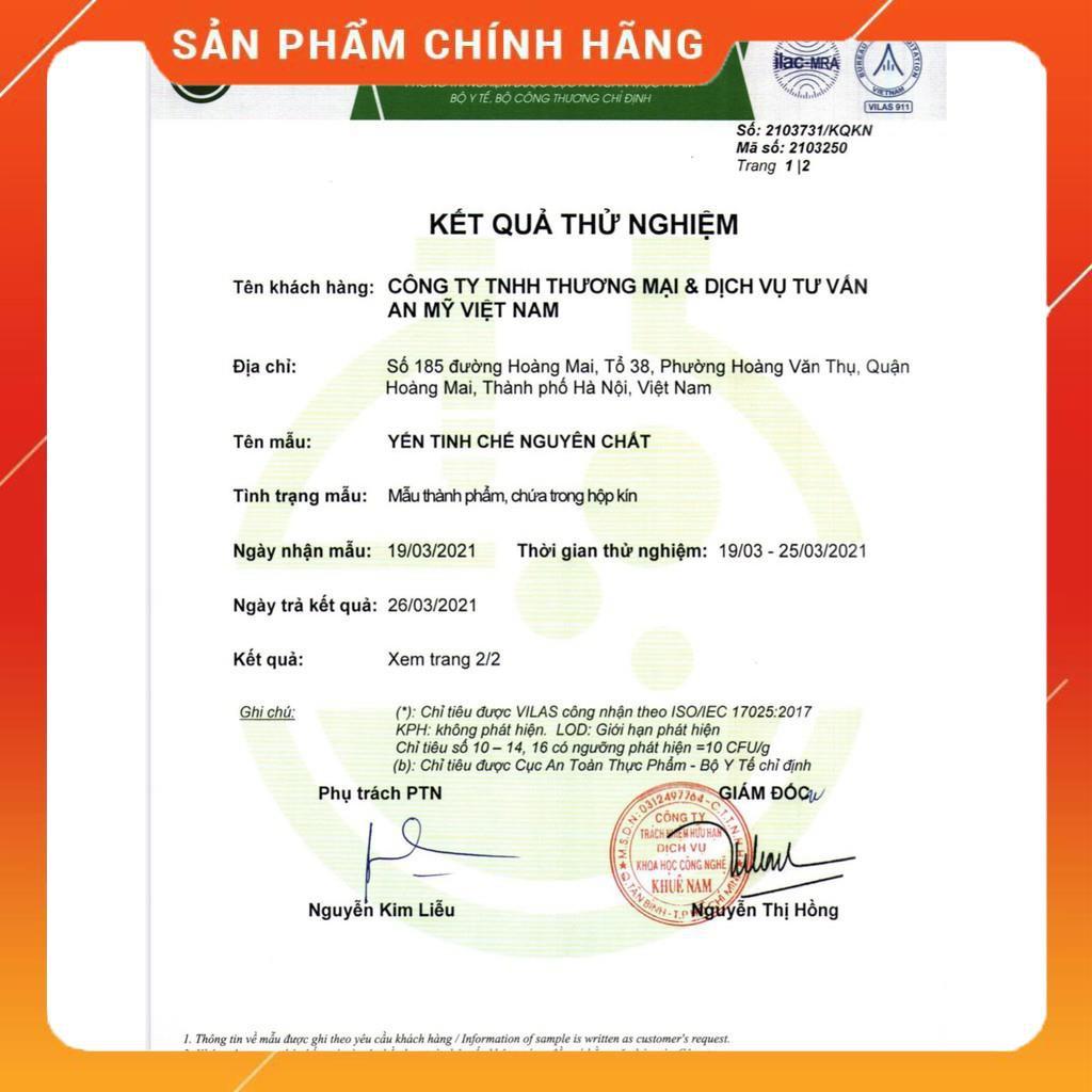 Yến sào rút lông định hình thượng hạng biếu, tặng làm quà loại 100 gram